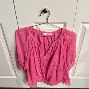 Roller Rabbit Fuchsia Sheer Blouse